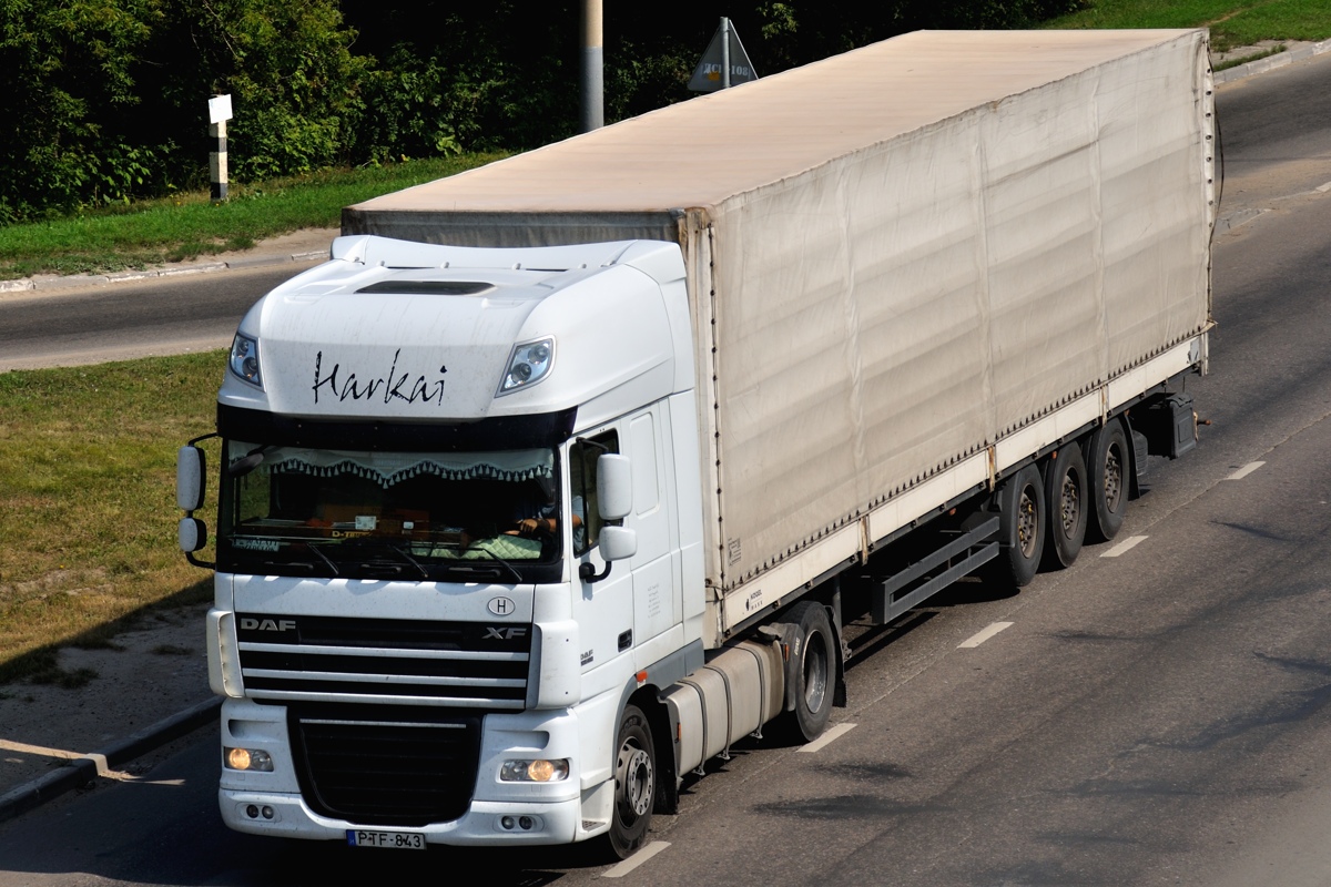 Венгрия, № PTF-843 — DAF XF105 FT