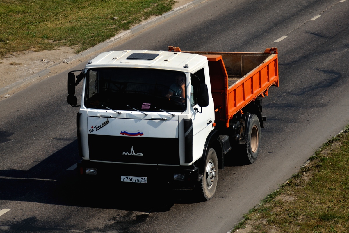 Тульская область, № У 740 УЕ 71 — МАЗ-457043