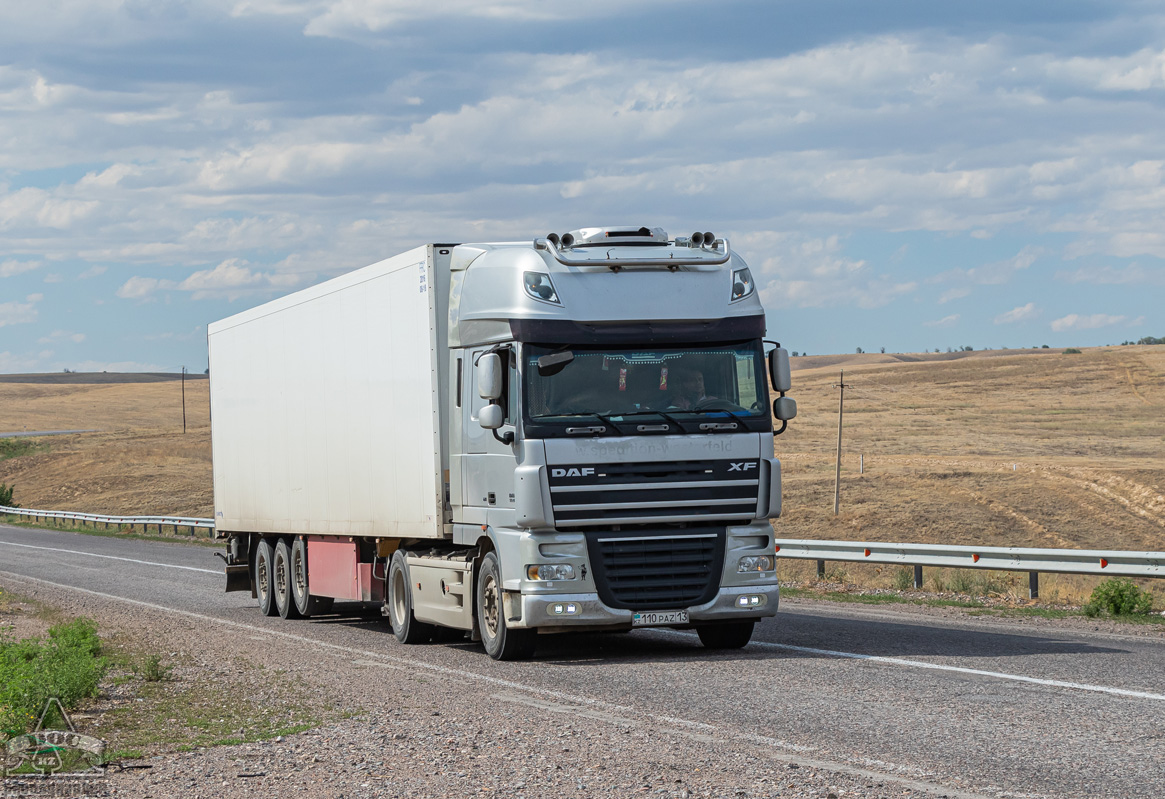 Туркестанская область, № 110 PAZ 13 — DAF XF105 FT