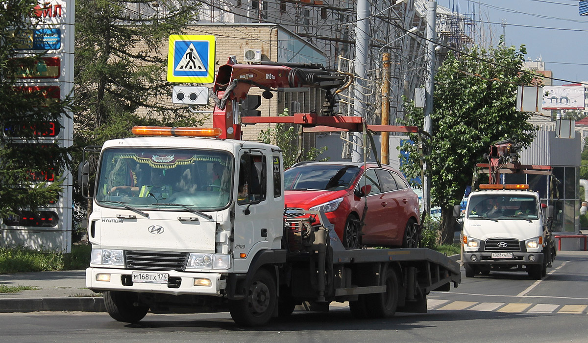 Челябинская область, № М 168 ТХ 174 — Hyundai Mega Truck HD120