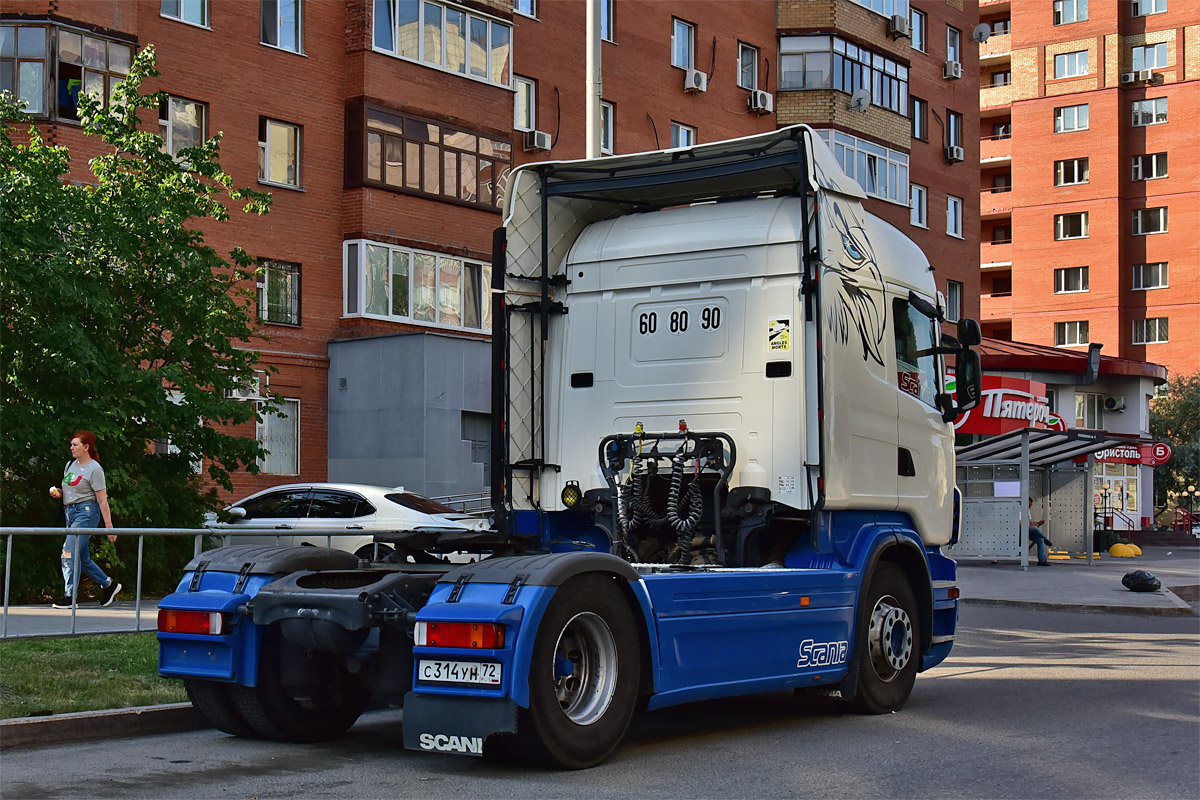 Тюменская область, № С 314 УН 72 — Scania ('2009, общая модель)