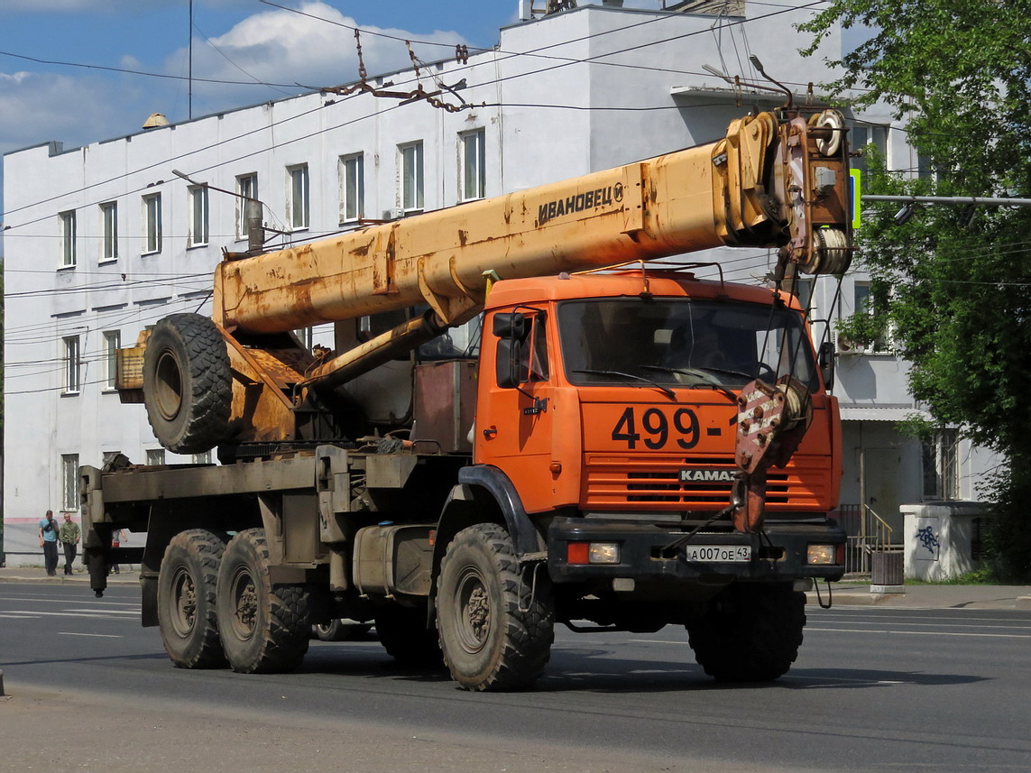 Кировская область, № А 007 ОЕ 43 — КамАЗ-43118-15 [43118R]