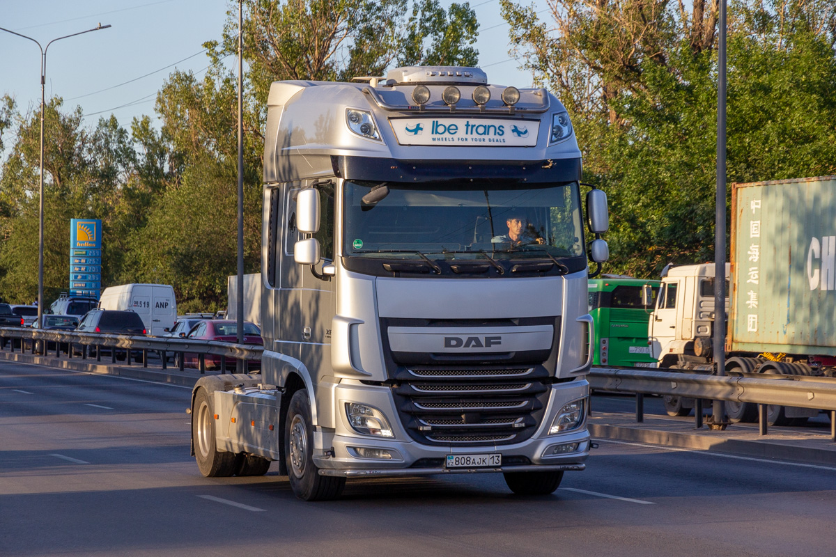 Туркестанская область, № 808 AJK 13 — DAF XF Euro6 FT