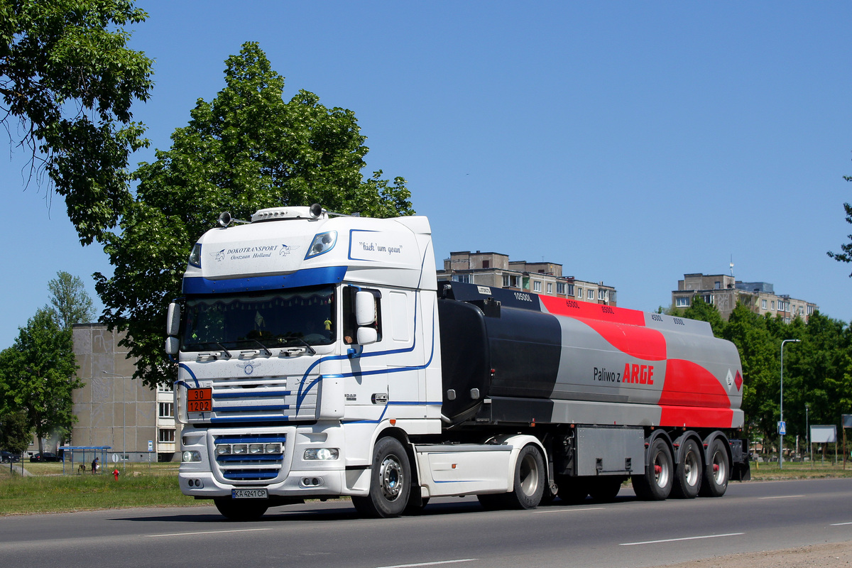 Киев, № КА 4241 СР — DAF XF105 FT