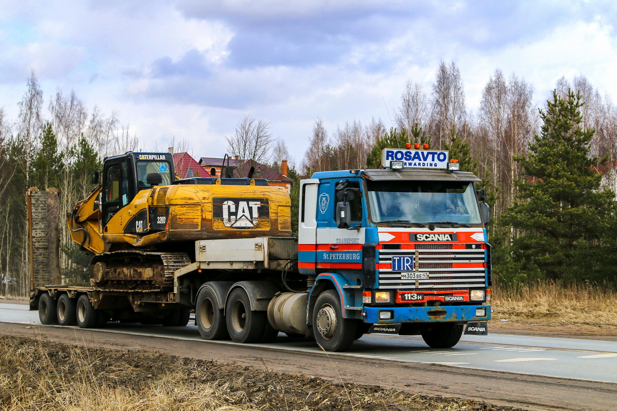 Ленинградская область, № М 303 ВЕ 47 — Scania (II) R113H