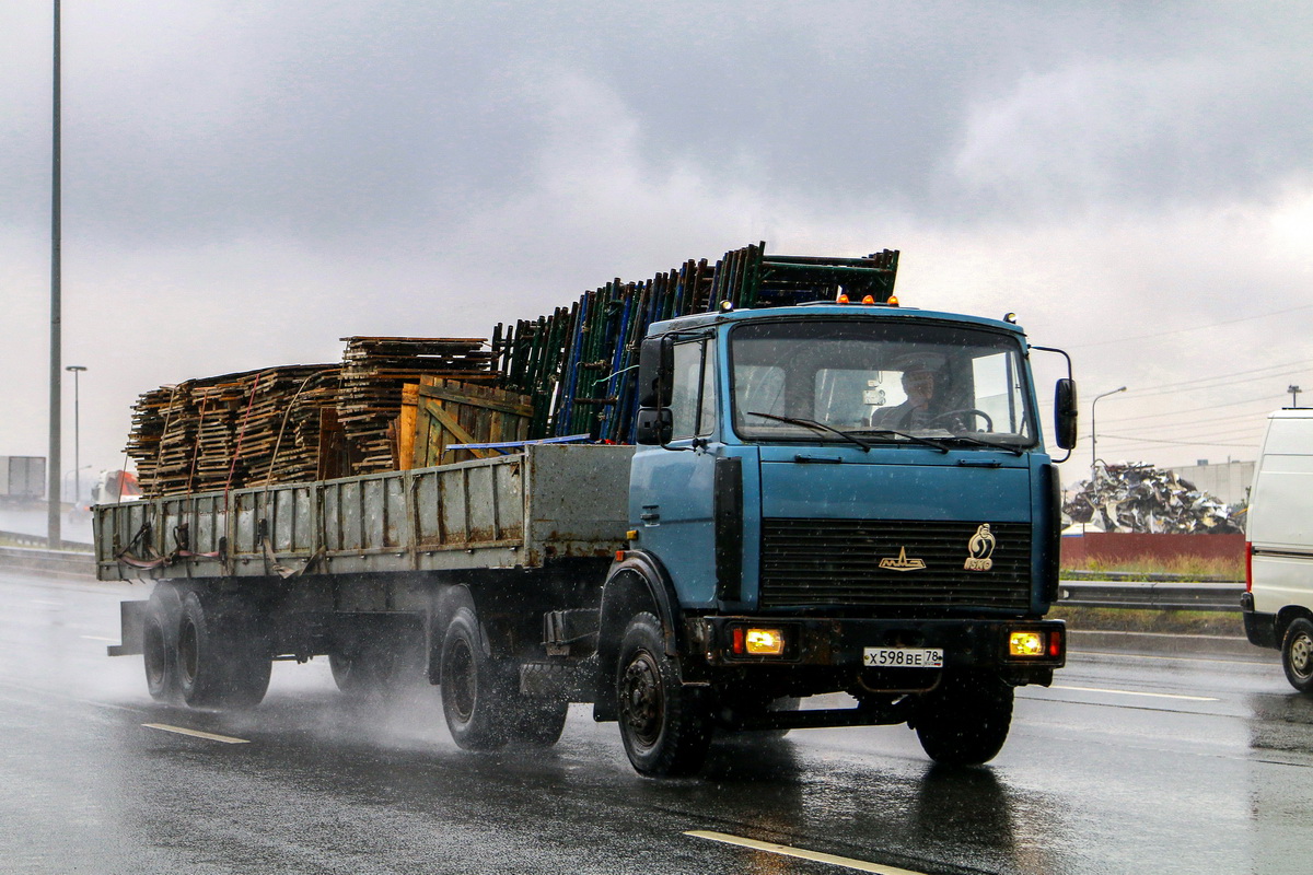 Санкт-Петербург, № Х 598 ВЕ 78 — МАЗ-543302