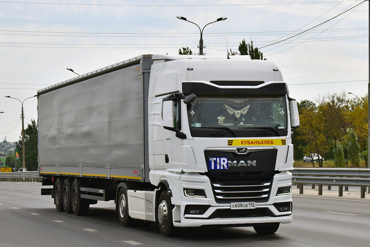 Краснодарский край, № С 608 СВ 193 — MAN TGX ('2020) 18.510