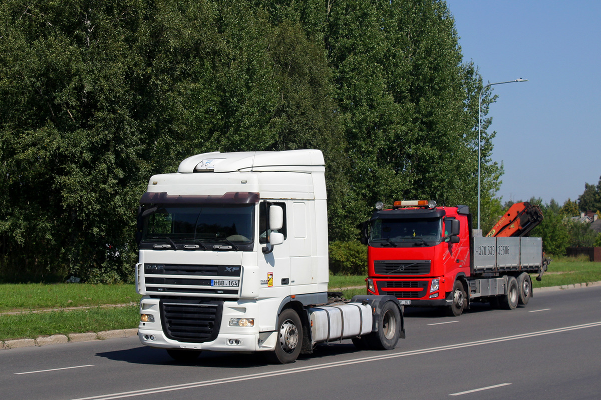 Литва, № HBB 164 — DAF XF105 FT