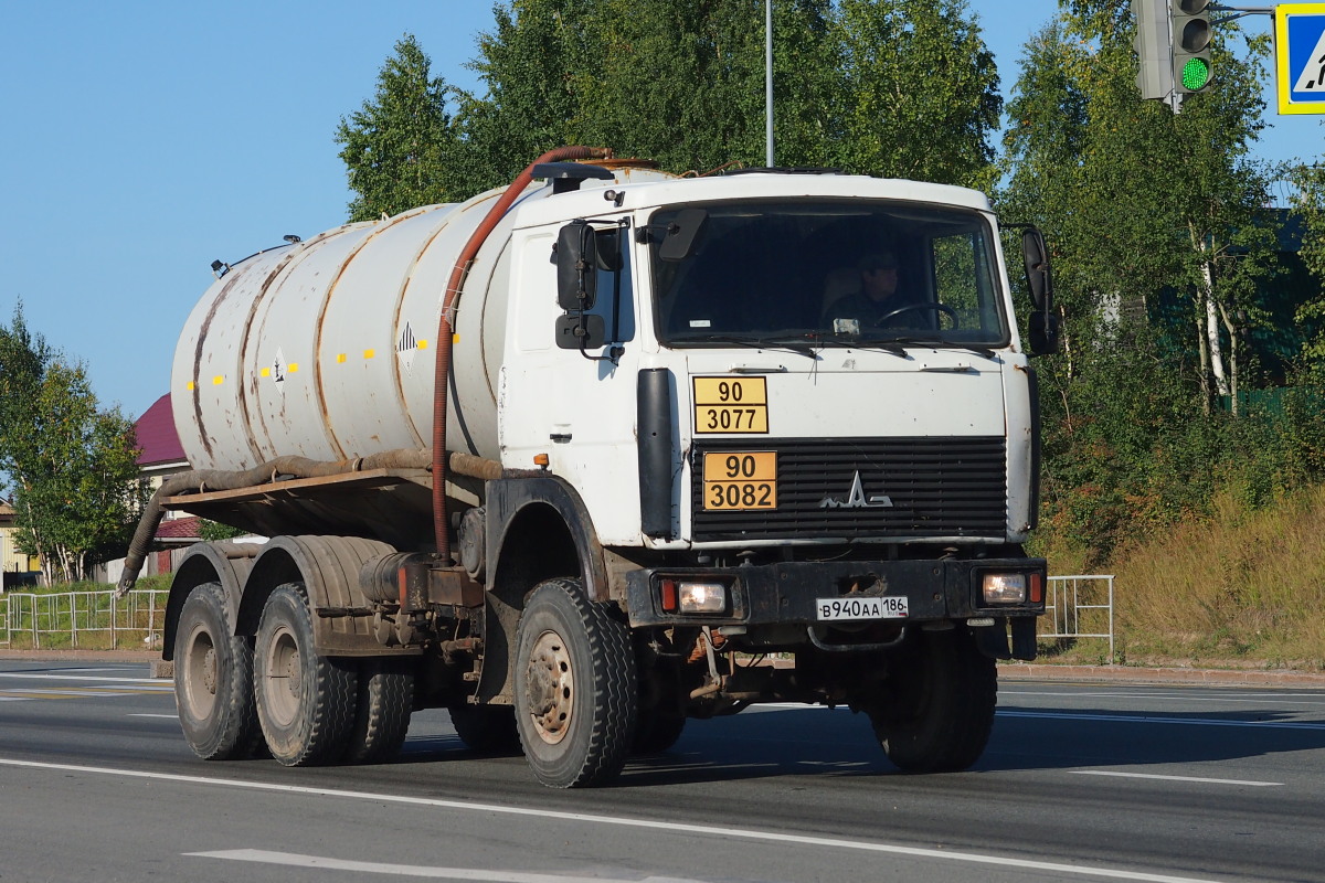 Ханты-Мансийский автоном.округ, № В 940 АА 186 — МАЗ-651705