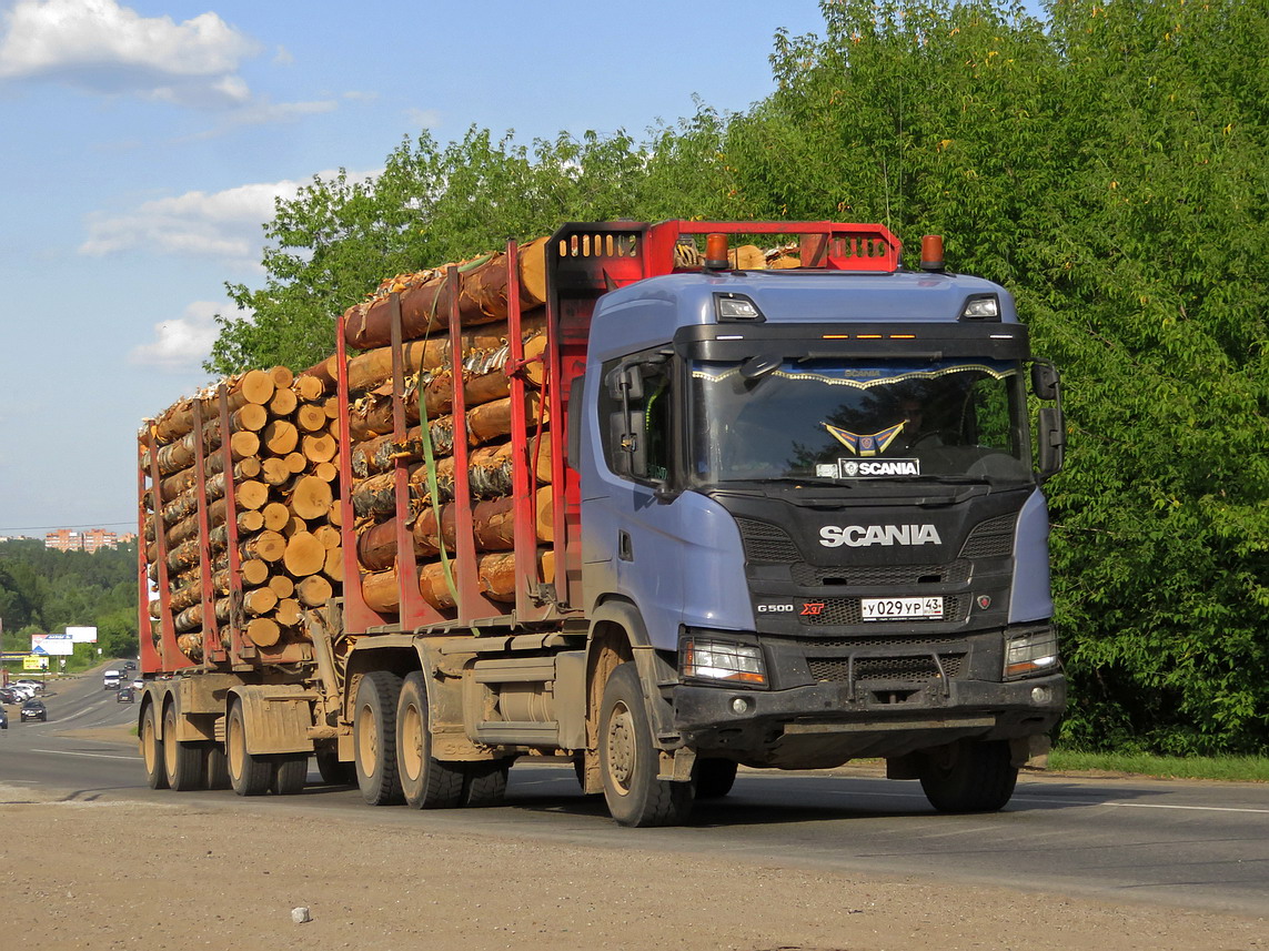 Кировская область, № У 029 УР 43 — Scania ('2016) G500