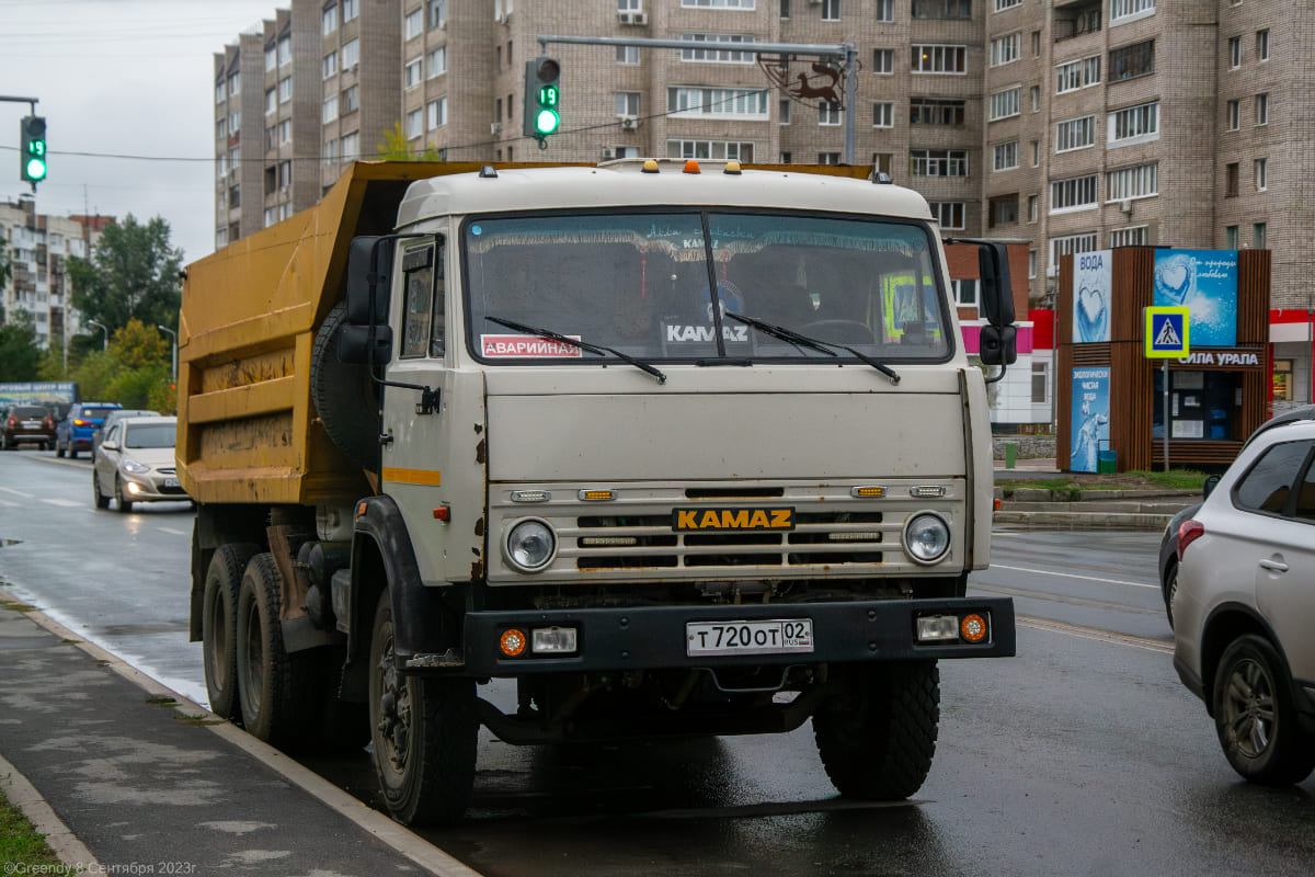 Башкортостан, № Т 720 ОТ 02 — КамАЗ-55111 [551110]