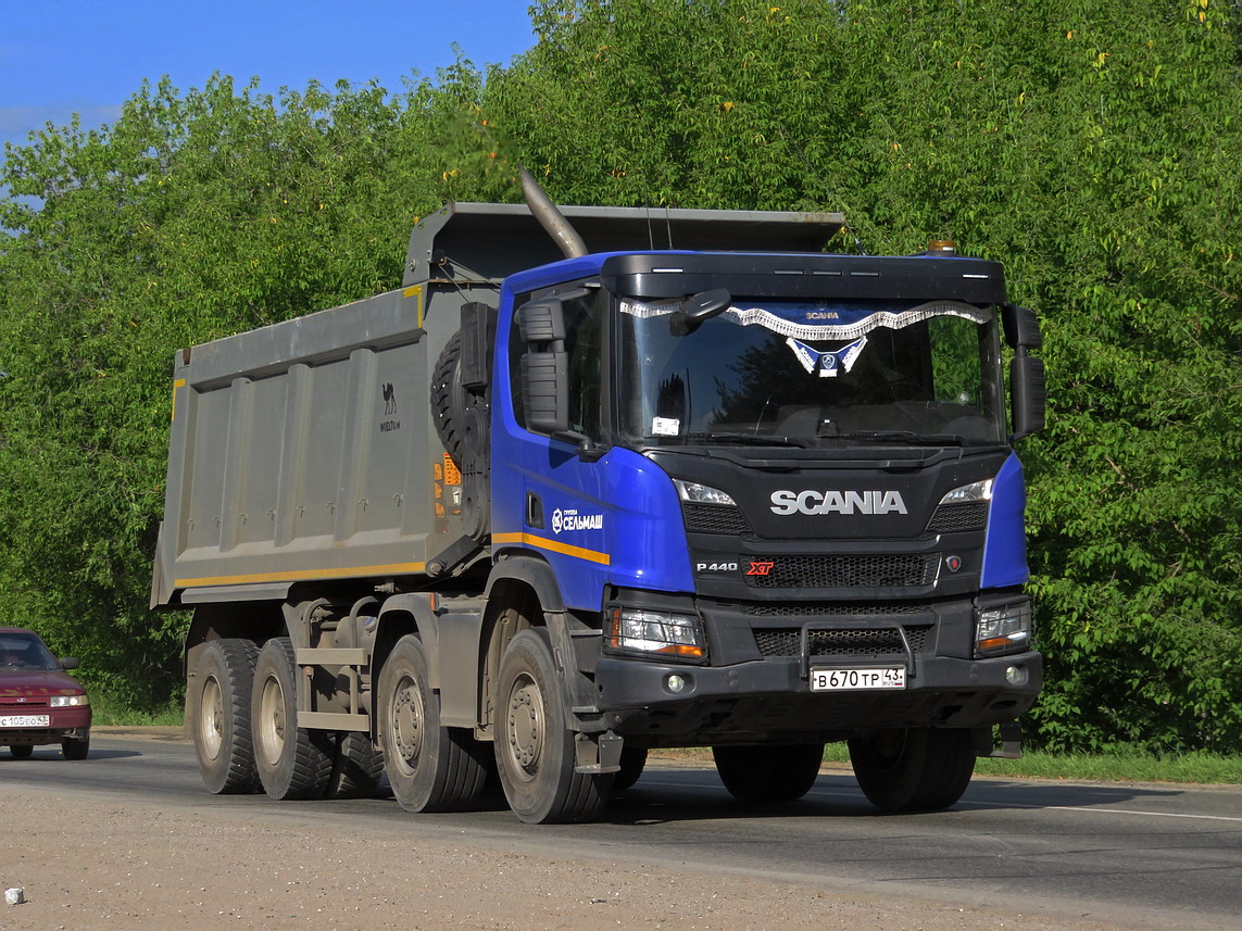 Кировская область, № В 670 ТР 43 — Scania ('2016) P440