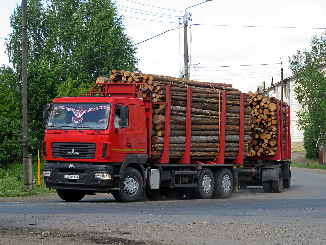 Кировская область, № Е 800 ТА 43 — МАЗ (общая модель)