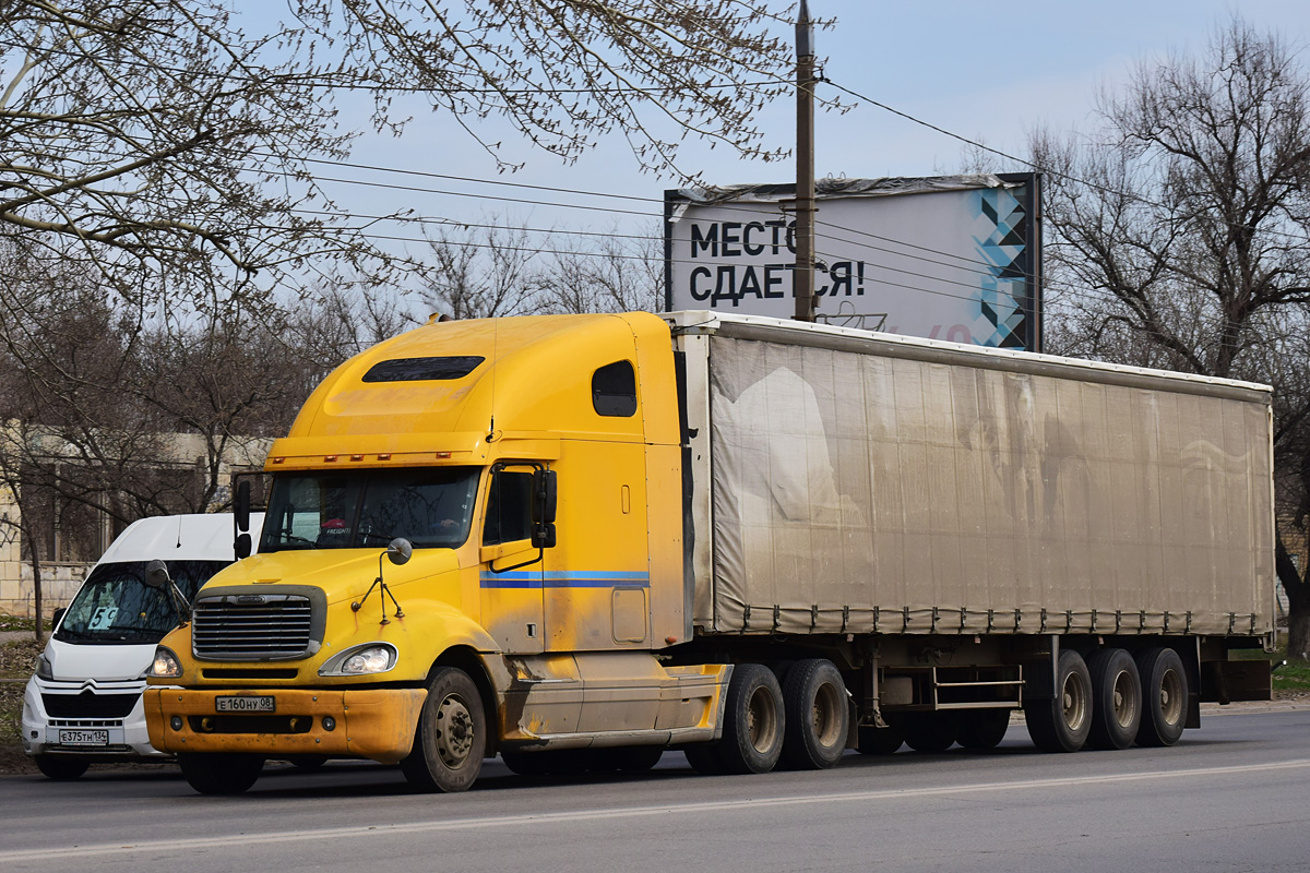 Калмыкия, № Е 160 НУ 08 — Freightliner Columbia