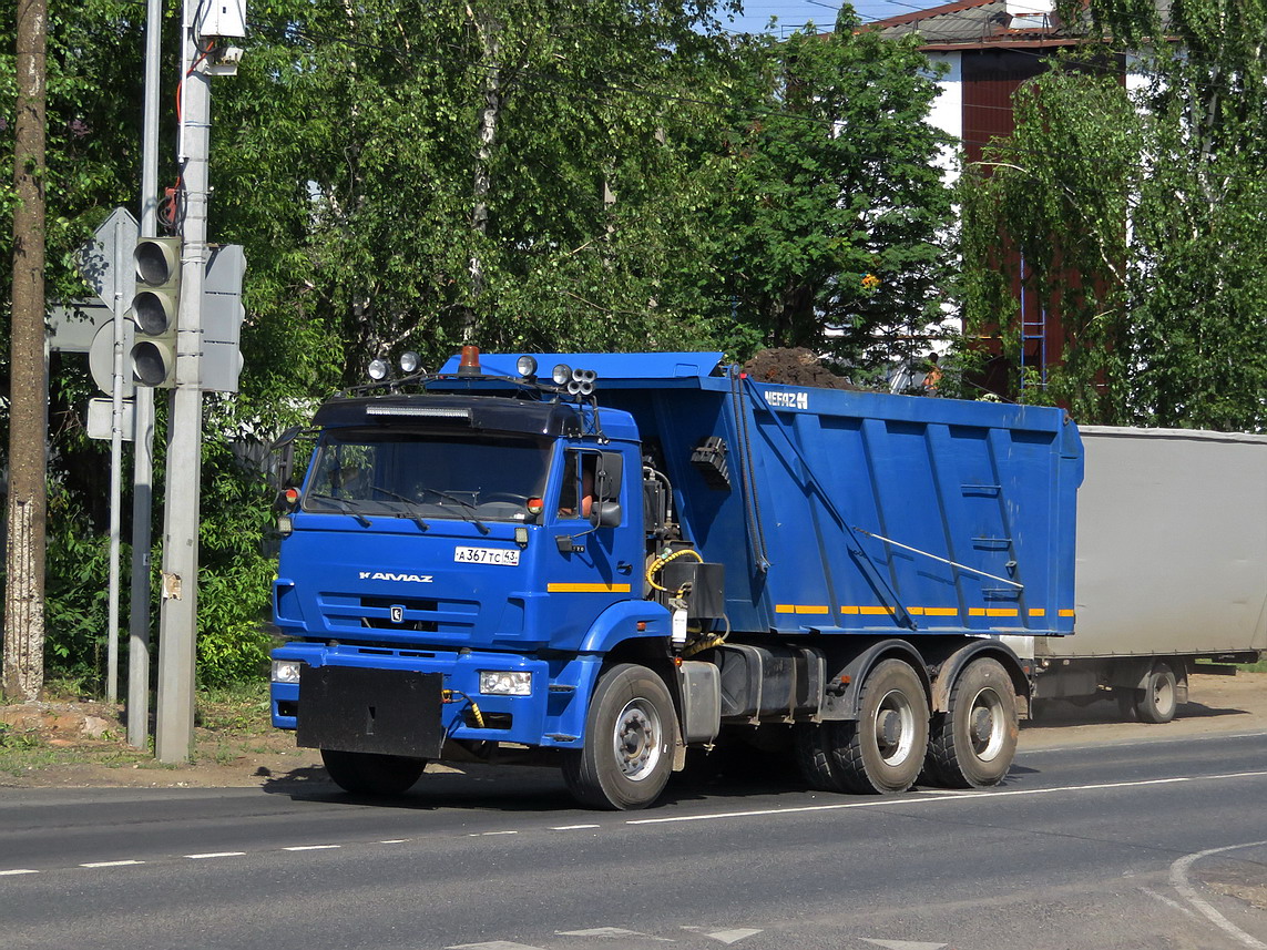 Кировская область, № А 367 ТС 43 — КамАЗ-6520 (общая модель)