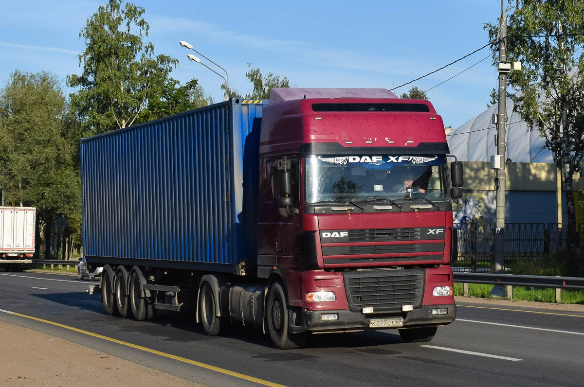 Тверская область, № К 277 ОТ 69 — DAF XF105 FT