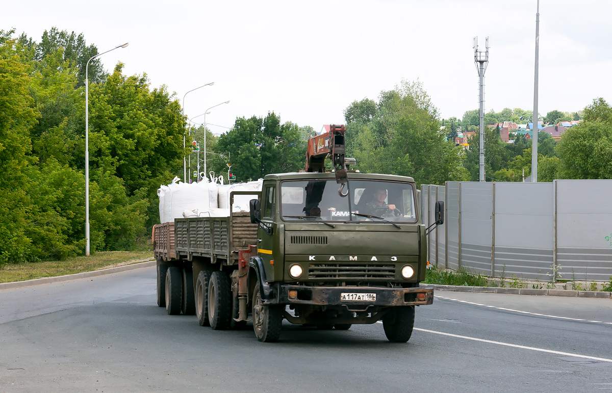 Башкортостан, № А 117 АТ 186 — КамАЗ-53212