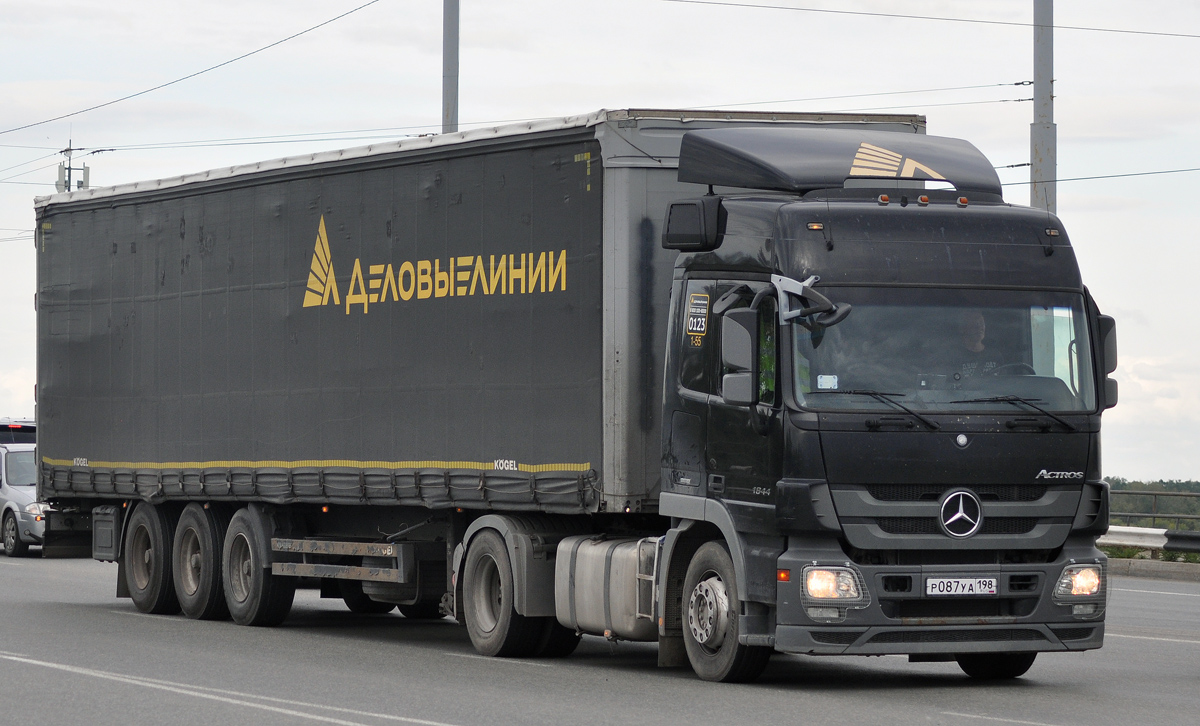 Омская область, № 0123 — Mercedes-Benz Actros ('2009) 1844