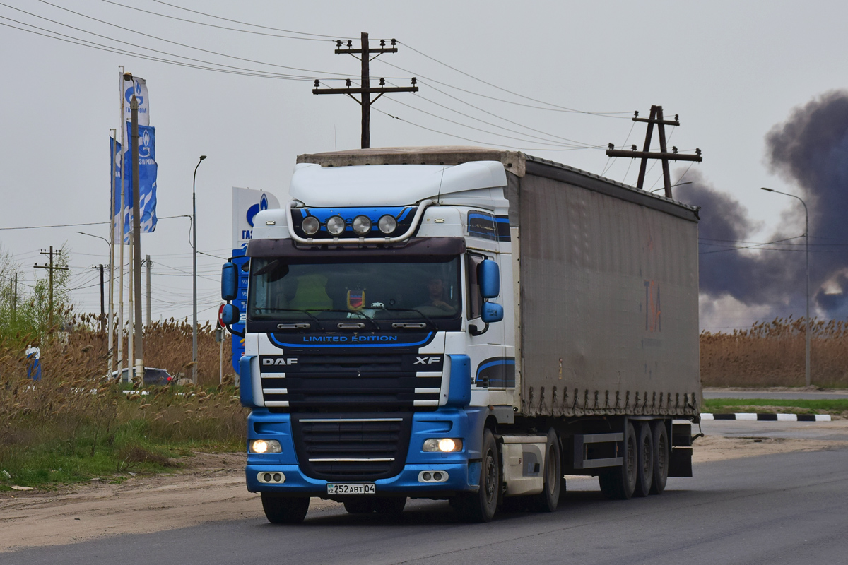 Актюбинская область, № 252 ABT 04 — DAF XF105 FT