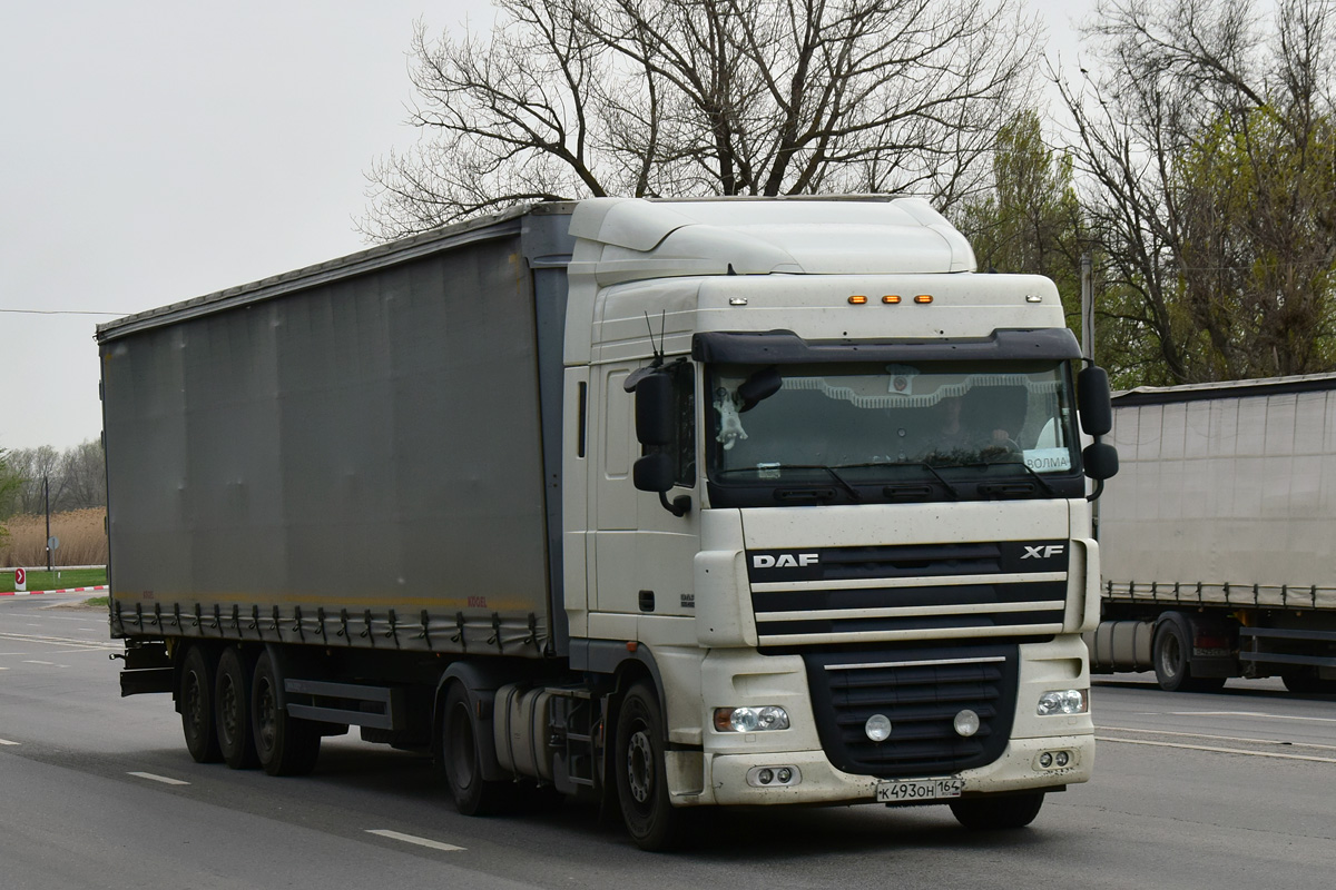 Саратовская область, № К 493 ОН 164 — DAF XF105 FT