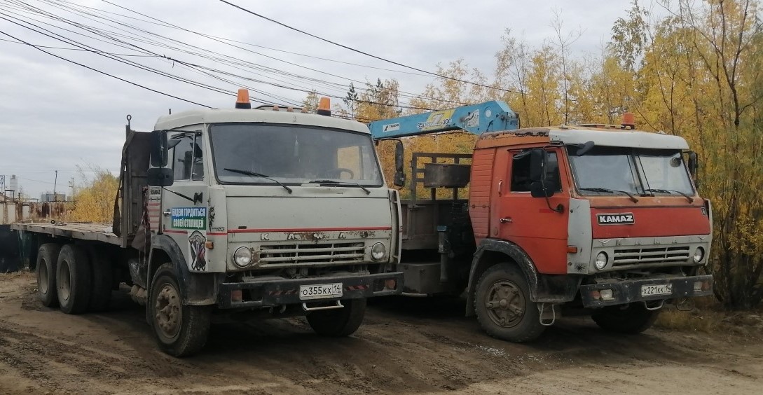 Саха (Якутия), № О 355 КХ 14 — КамАЗ-53202