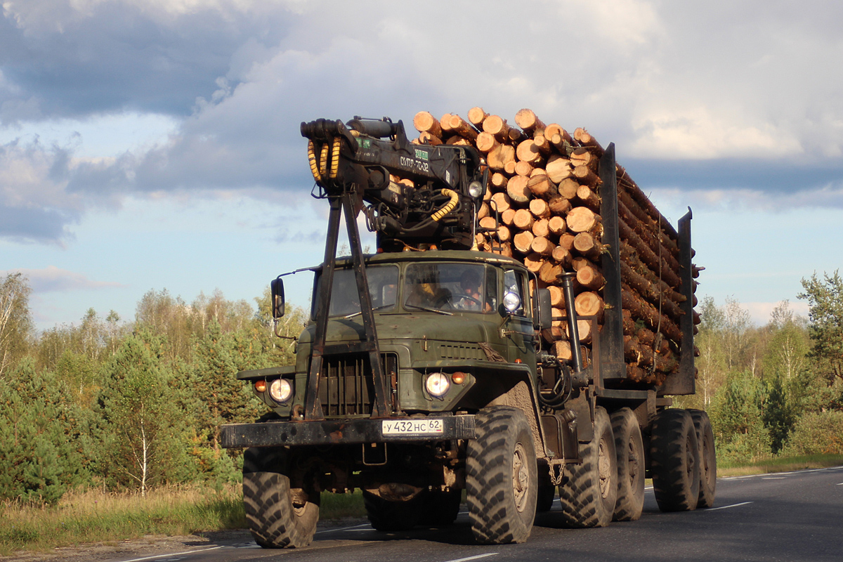 Рязанская область, № У 432 НС 62 — Урал-375 (общая модель)