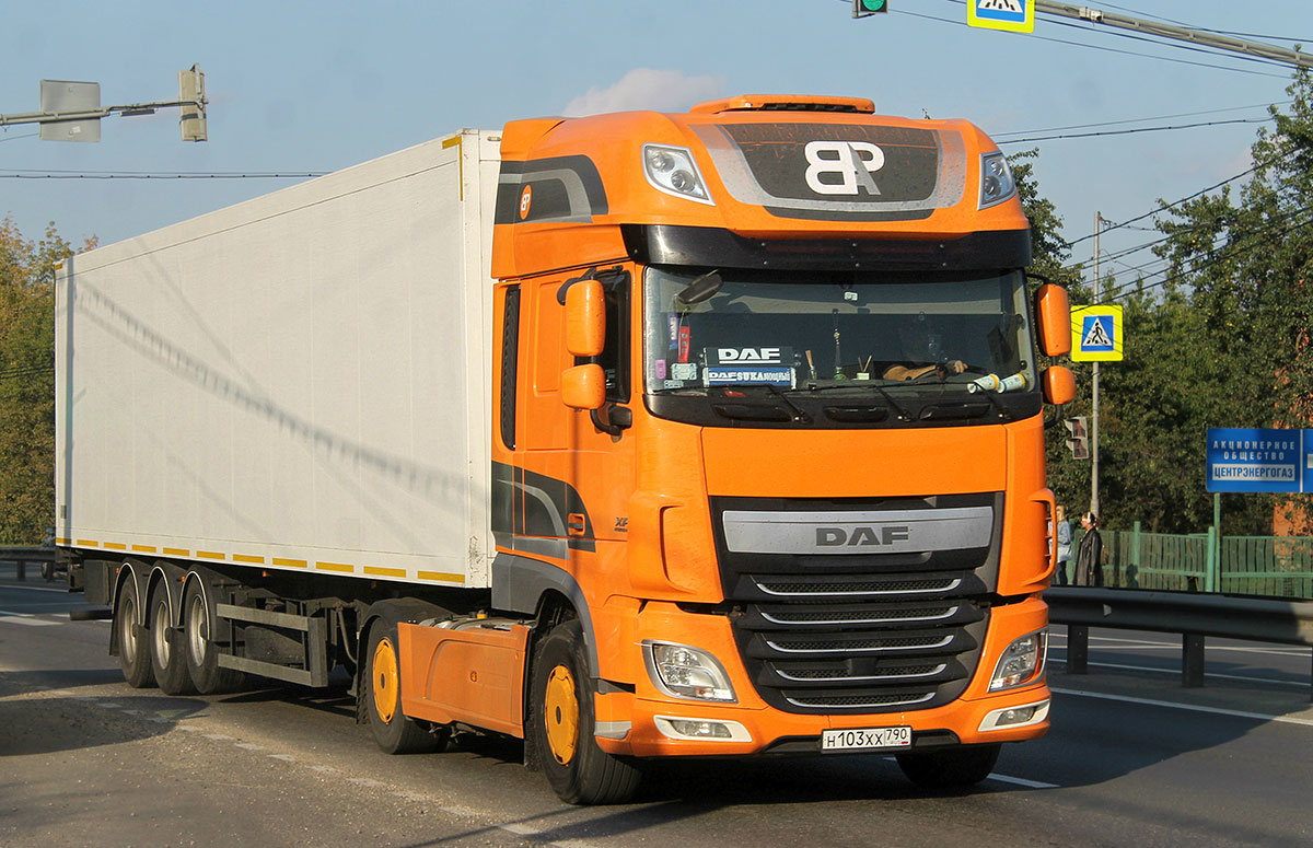 Московская область, № Н 103 ХХ 790 — DAF XF Euro6 FT