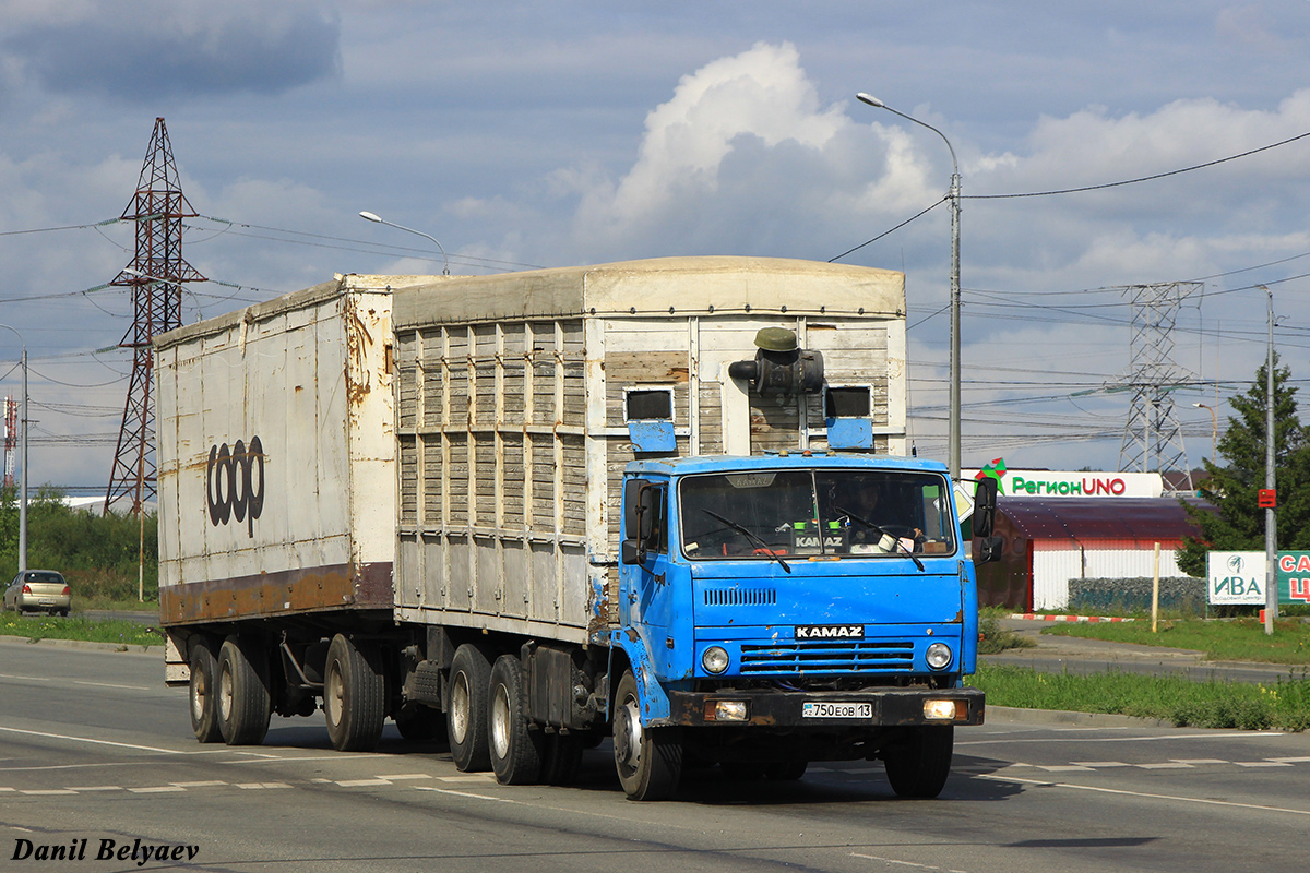 Туркестанская область, № 750 EOB 13 — КамАЗ-5320