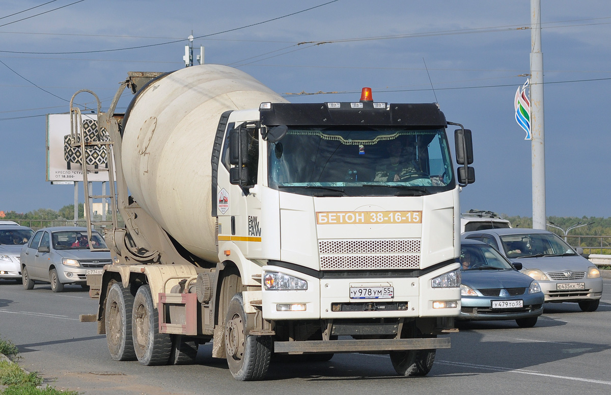 Омская область, № У 978 УМ 55 — FAW J6 (общая модель)