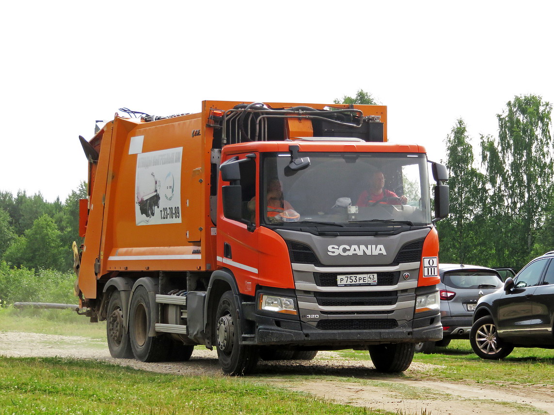 Кировская область, № Р 753 РЕ 43 — Scania ('2016) P320