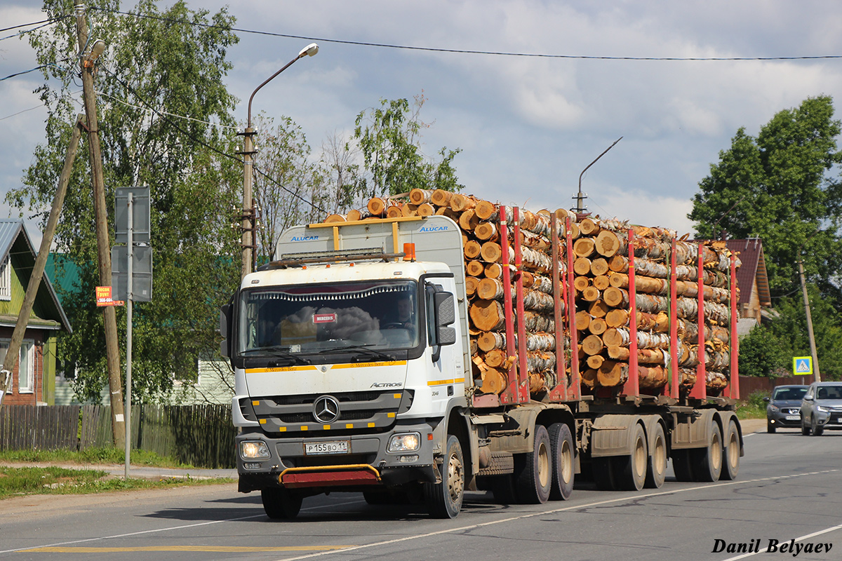 Коми, № Р 155 ВО 11 — Mercedes-Benz Actros '09 3346 [Z9M]