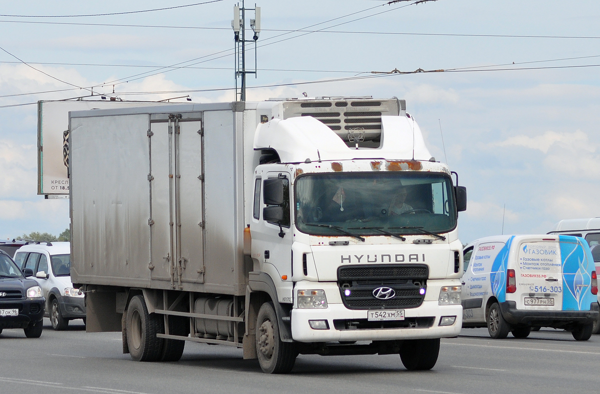 Омская область, № Т 542 ХМ 55 — Hyundai Power Truck HD170