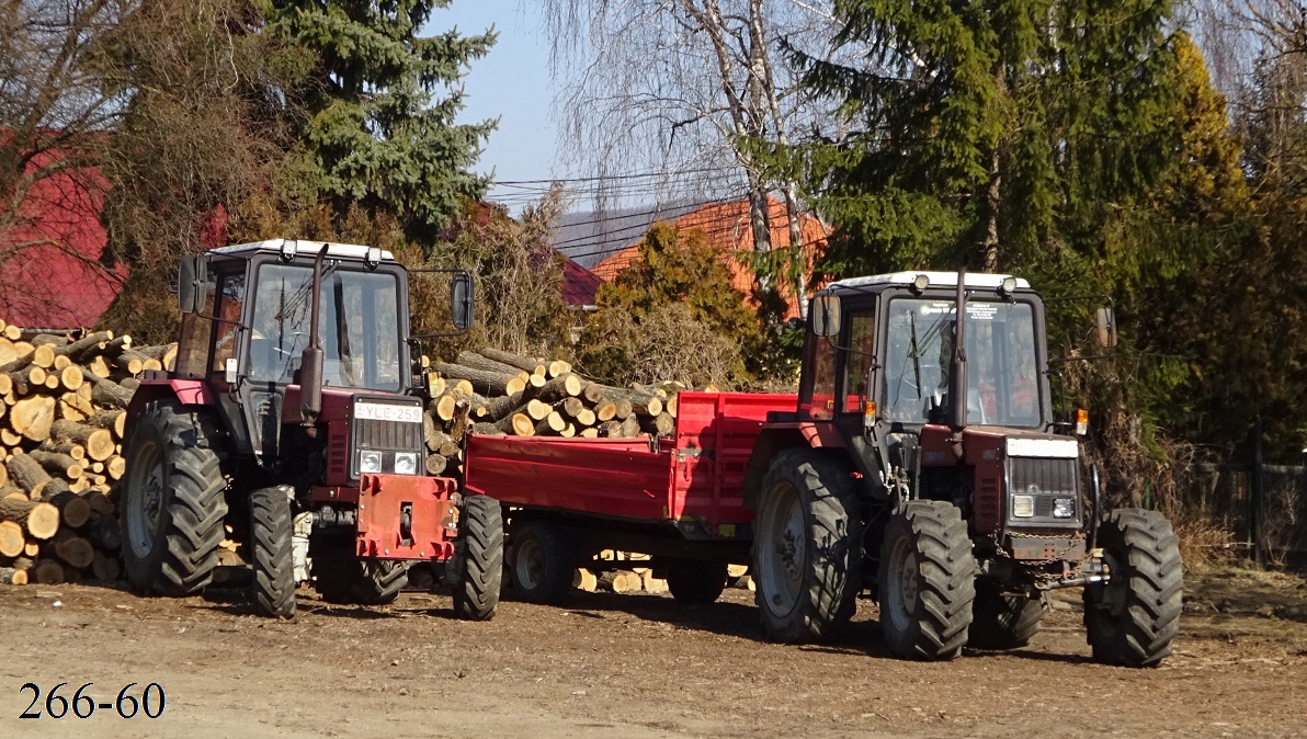 Венгрия, № YLC-259 — Беларус-820; Венгрия, № YIT-306 — Беларус-952.2