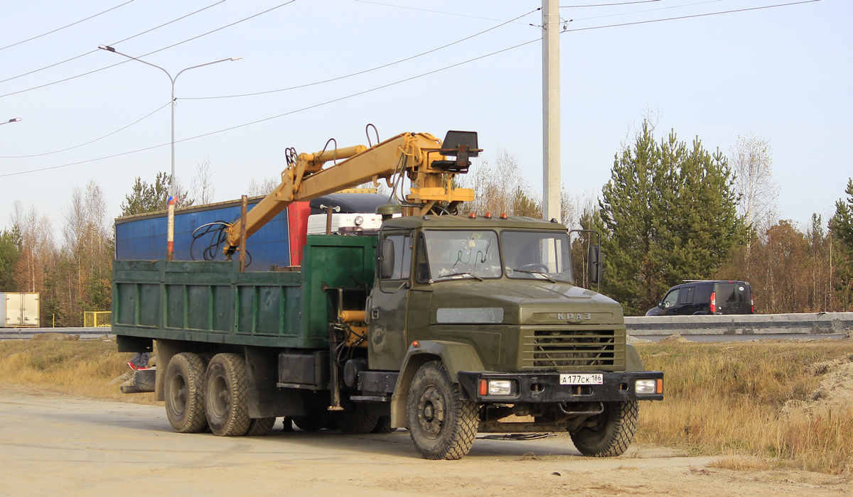 Ханты-Мансийский автоном.округ, № А 177 СК 186 — КрАЗ-260