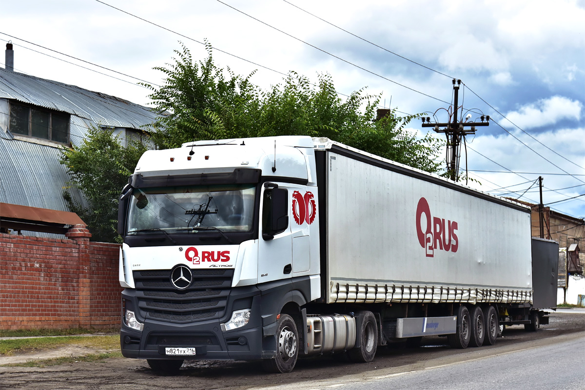 Татарстан, № Н 821 УХ 716 — Mercedes-Benz Actros '18 1845 [Z9M]