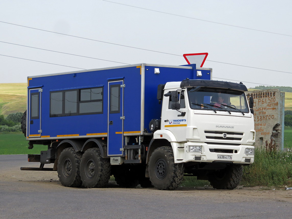 Татарстан, № К 638 ХС 716 — КамАЗ-43118 (общая модель)