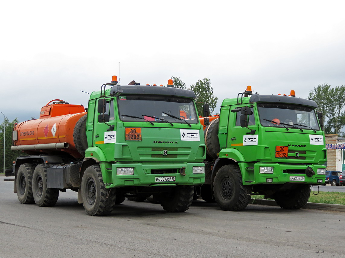 Татарстан, № Е 667 АС 716 — КамАЗ-43118 (общая модель)