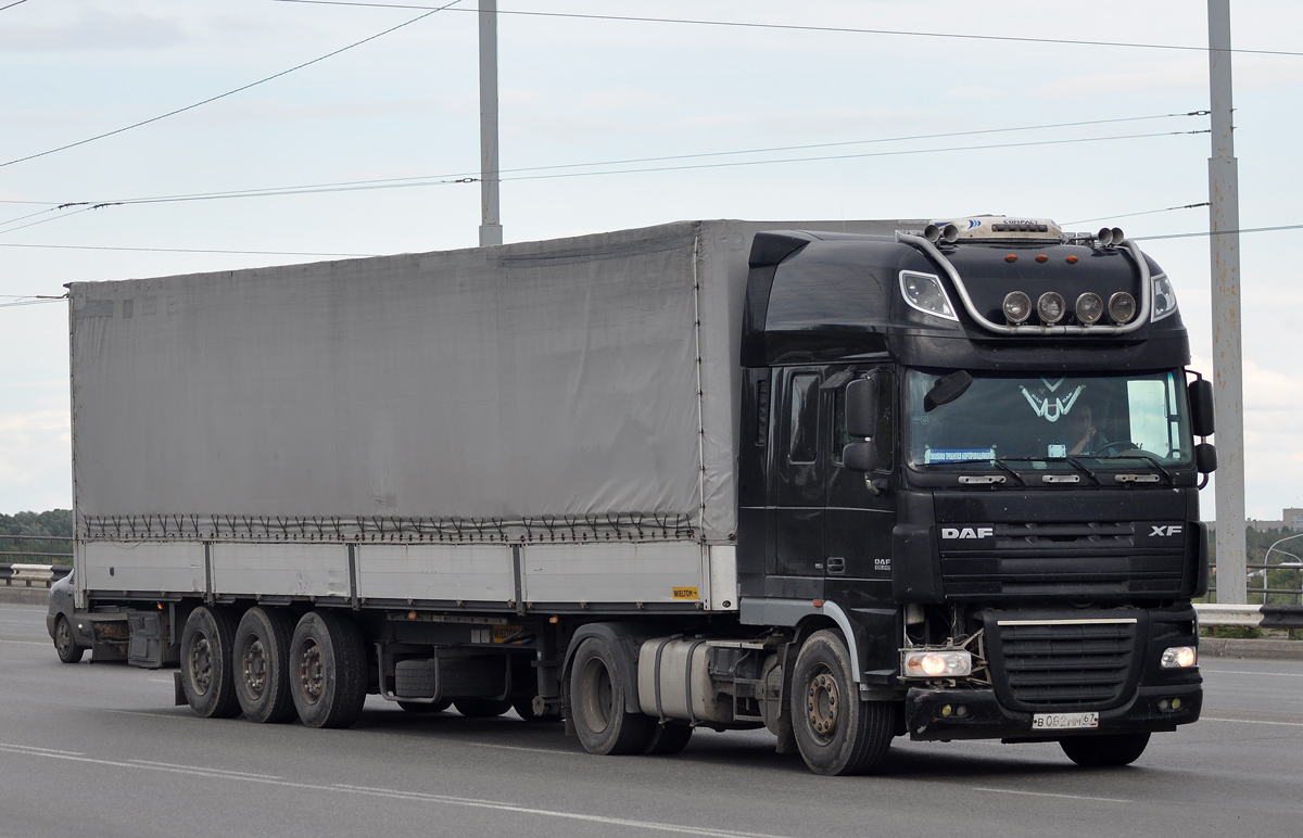 Смоленская область, № В 082 ММ 67 — DAF XF105 FT