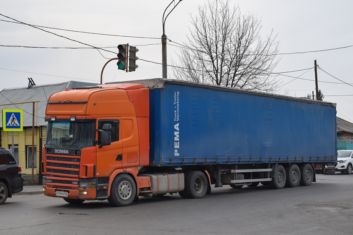 Новосибирская область, № С 709 НМ 154 — Scania ('1996) R124L