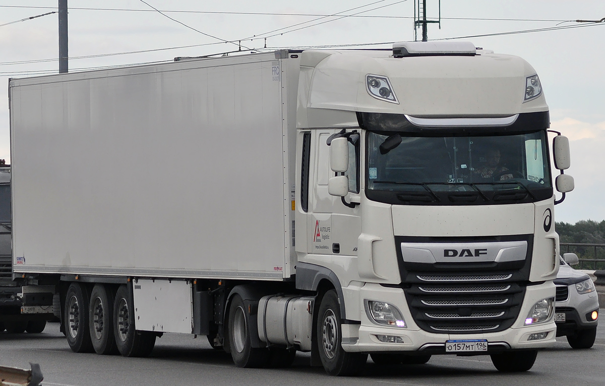 Свердловская область, № О 157 МТ 196 — DAF XF Euro6 FT