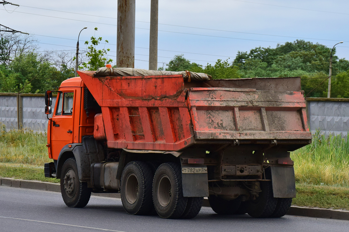 Волгоградская область, № Т 782 ХР 34 — КамАЗ-55111-02 [55111C]