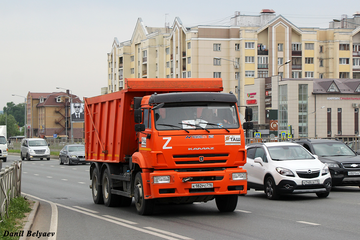 Татарстан, № К 182 РС 716 — КамАЗ-6520-53