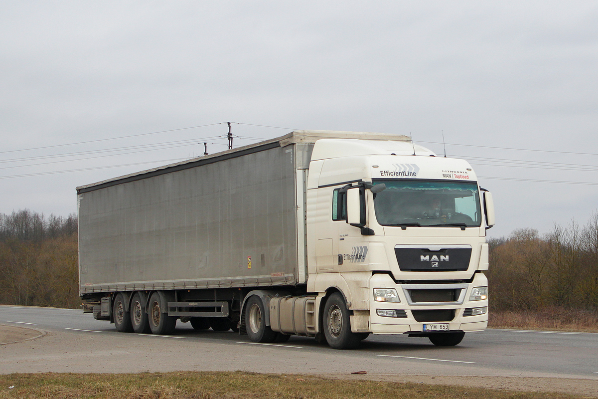 Литва, № LYM 653 — MAN TGX ('2007) 18.440