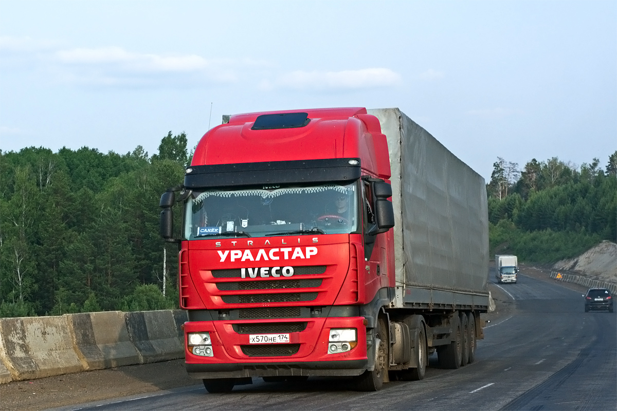 Челябинская область, № Х 570 НЕ 174 — IVECO Stralis ('2007) 450