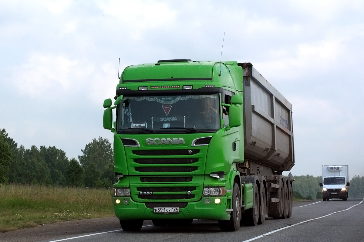 Красноярский край, № Н 591 КУ 124 — Scania ('2013) R560