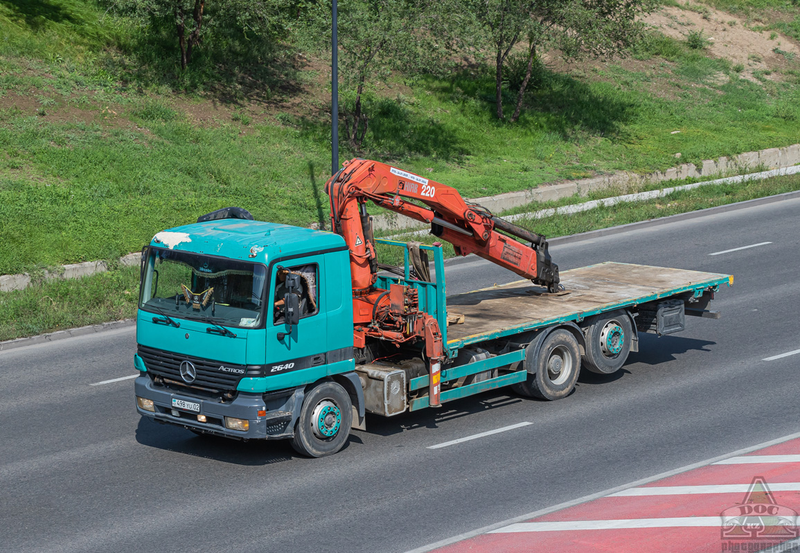 Алматы, № 498 YU 02 — Mercedes-Benz Actros ('1997) 2640