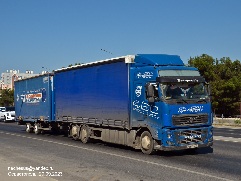 Калужская область, № Р 885 СК 40 — Volvo ('2008) FH.460