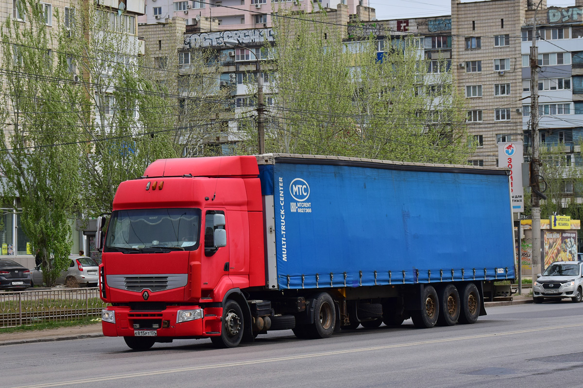 Волгоградская область, № Е 815 РТ 134 — Renault Premium ('2006)