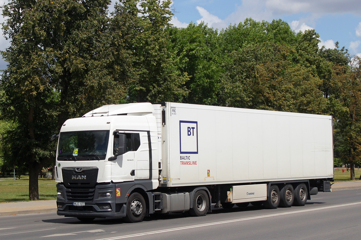 Литва, № MLE 677 — MAN TGX ('2020) 18.470