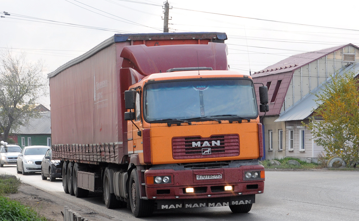 Самарская область, № А 707 АС 763 — MAN F2000 19.414